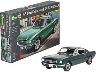 Revell - 1965 Ford Mustang 2+2 Fastback, 1/24, 07065 цена и информация | Конструкторы и кубики | 220.lv