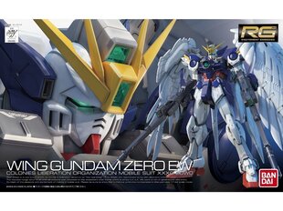Bandai - RG XXXG-00W0 Wing Gundam Zero EW, 1/144, 61602 цена и информация | Конструкторы и кубики | 220.lv
