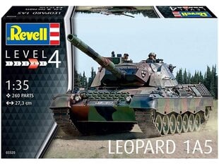 Сборная пластиковая модель Revell - Leopard 1A5, 1/35, 03320 цена и информация | Revell Игрушки и игры от 3 лет | 220.lv