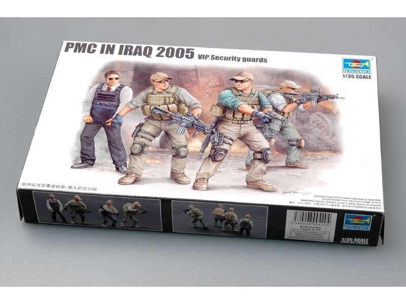 Trumpeter - PMC in Iraq 2005 VIP Security guards, 1/35, 00420 cena un informācija | Konstruktori | 220.lv