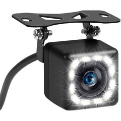 Atpakaļskata kamera ar 12 LED apgaismojumu cena un informācija | Auto video reģistratori | 220.lv