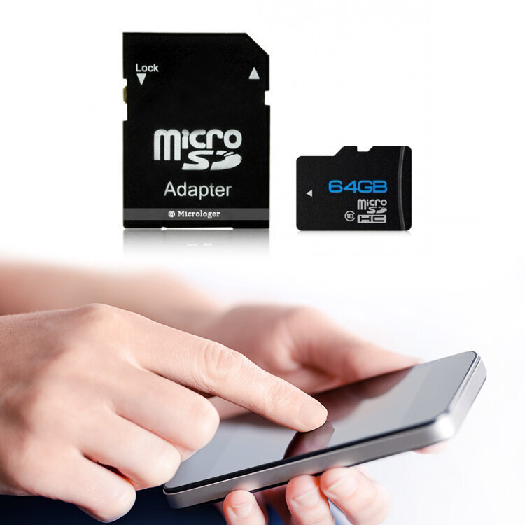 Atmiņas karte 64GB - microSD cena un informācija | Atmiņas kartes mobilajiem telefoniem | 220.lv