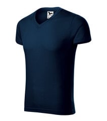 Футболка для мужчин Slim Fit V-neck, черная цена и информация | Мужские футболки | 220.lv