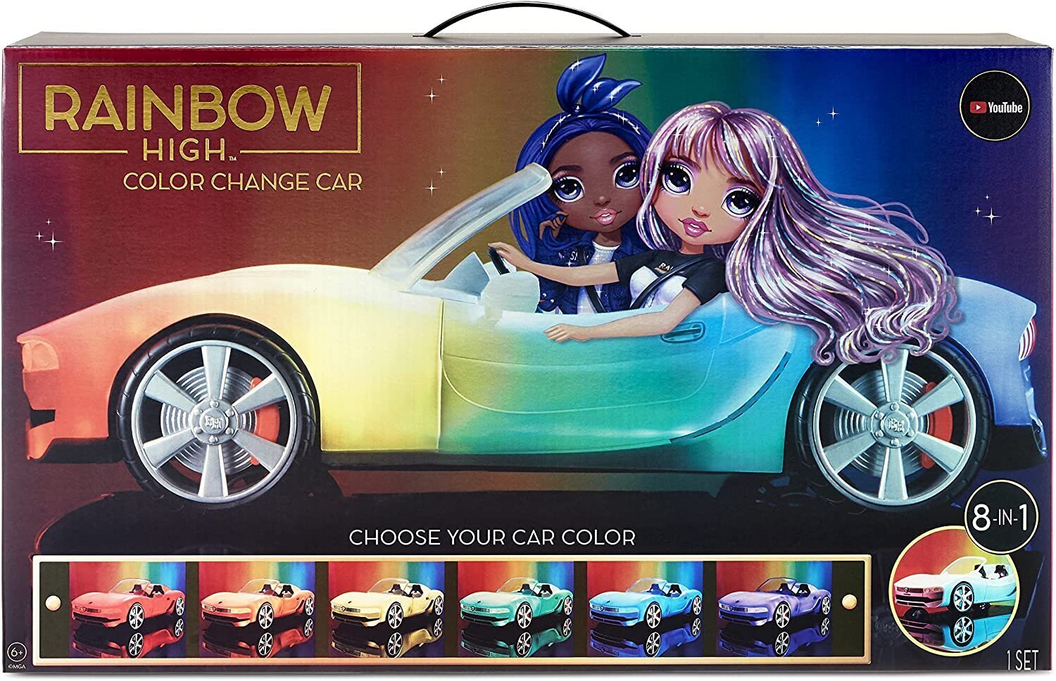 Rainbow High Color Change Car cena un informācija | Rotaļlietas meitenēm | 220.lv