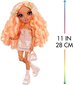 Lelle Rainbow high Lelle Peach, 29 cm cena un informācija | Rotaļlietas meitenēm | 220.lv