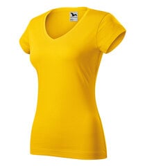 Облегающая футболка с V-образным вырезом для женщин цена и информация | Женские футболки | 220.lv