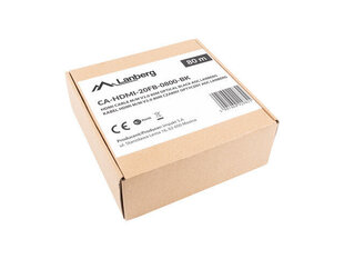 Lanberg CA-HDMI-20FB-0800-BK cena un informācija | Kabeļi un vadi | 220.lv