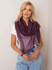Платок бордового цвета с бахромой цена и информация | Женские шарфы, платки | 220.lv