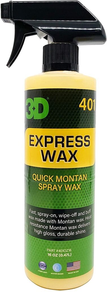 3D Express Wax – izsmidzināms vasks cena un informācija | Auto ķīmija | 220.lv