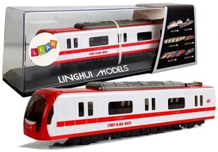 Rotaļu vilciens Linghui Models sarkans cena un informācija | Rotaļlietas zēniem | 220.lv