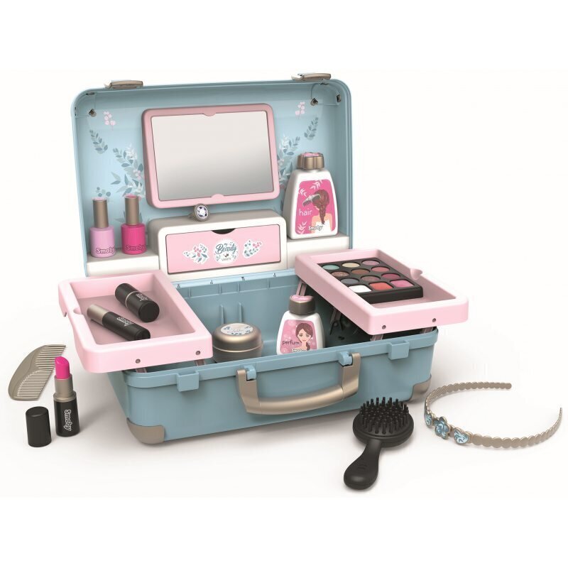 Grima komplekts ar koferi Smoby My Beauty Vanity cena un informācija | Rotaļlietas meitenēm | 220.lv