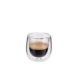 Чашки для кофе эспрессо Veroma, 80 мл цена и информация | Стаканы, фужеры, кувшины | 220.lv