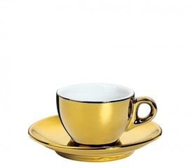 Чашка для кофе эспрессо Рим, золотистая цена и информация | Стаканы, фужеры, кувшины | 220.lv