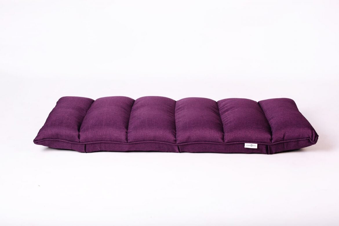Daudzfunkcionāls saliekamais krēsls, violets cena un informācija | Sēžammaisi, pufi | 220.lv