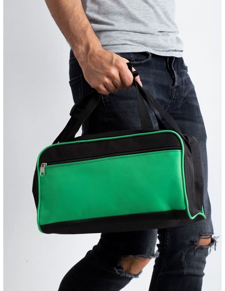 Zaļa vīriešu soma.