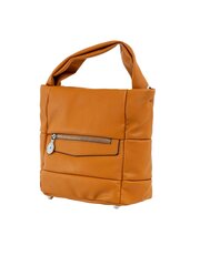 светло-коричневая сумочка из экокожи с ручкой цена и информация | Женские сумки | 220.lv