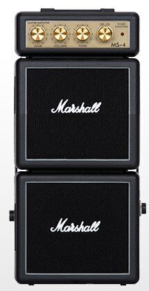 Mini pastiprinātājs elektriskai ģitārai Marshall MS-4 цена и информация | Mūzikas instrumentu piederumi | 220.lv