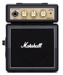 Mini pastiprinātājs elektriskai ģitārai Marshall MS-2B цена и информация | Принадлежности для музыкальных инструментов | 220.lv