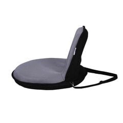 Cкладной стул, многофункциональный, серый/черный цена и информация | Садовые стулья, кресла, пуфы | 220.lv