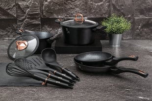 Berlinger Haus katlu komplekts BH 6149 Black Rose Collection, 10 daļu cena un informācija | Katli, tvaika katli | 220.lv