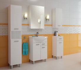 Augsts vannas istabas skapītis Defra MEA C30 207-C-03003, balts цена и информация | Шкафчики для ванной | 220.lv