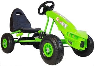 Картинг с педалями Gokart A-18 зеленый цена и информация | Конструктор автомобилей игрушки для мальчиков | 220.lv