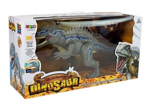 Ar tālvadību vadāms dinozaurs Tyrannosaurus pelēks cena un informācija | Rotaļlietas zēniem | 220.lv