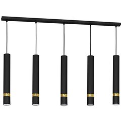 Eko-Light piekarināmā lampa Joker Black/Gold 5 cena un informācija | Piekaramās lampas | 220.lv