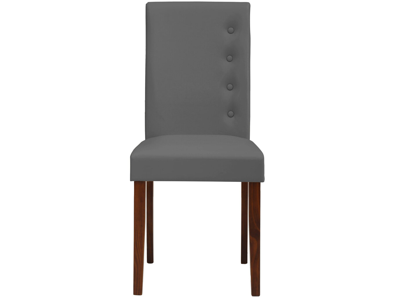 2-u krēslu komplekts Notio Living Billa, pelēks/brūns cena un informācija | Virtuves un ēdamistabas krēsli | 220.lv