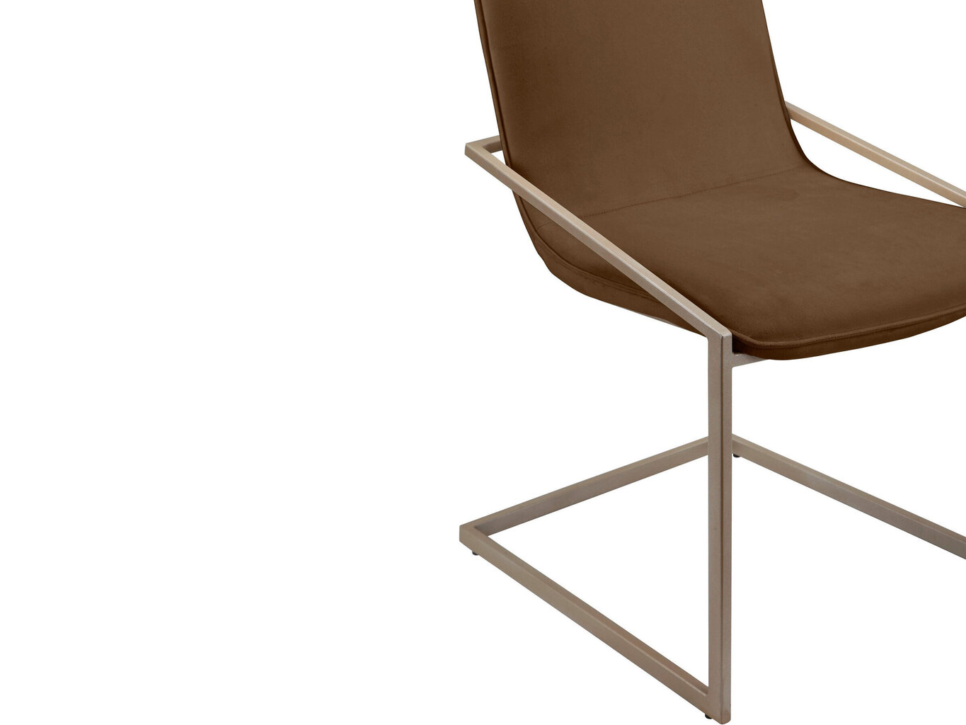 2-u krēslu komplekts Notio Living Vita, brūns cena un informācija | Virtuves un ēdamistabas krēsli | 220.lv