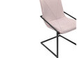 2-u krēslu komplekts Notio Living Virtu, rozā cena un informācija | Virtuves un ēdamistabas krēsli | 220.lv