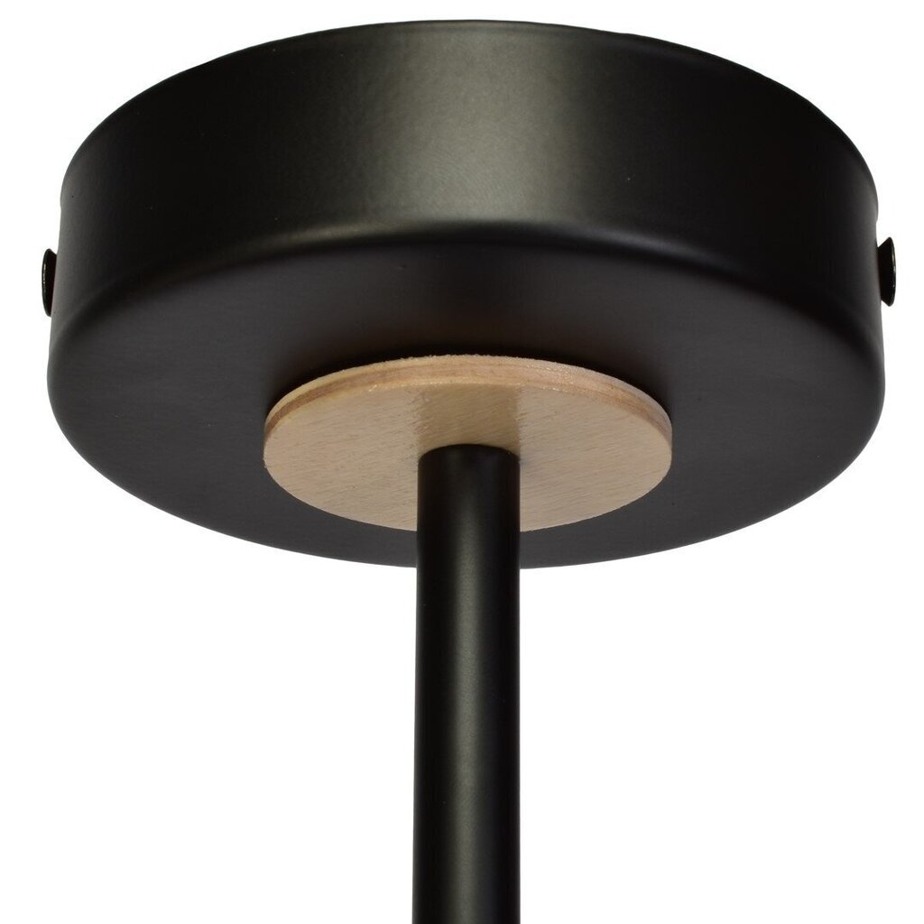 Milagro griestu lampa Salma Black/Wood цена и информация | Griestu lampas | 220.lv