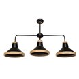 Milagro griestu lampa Salma Black/Wood