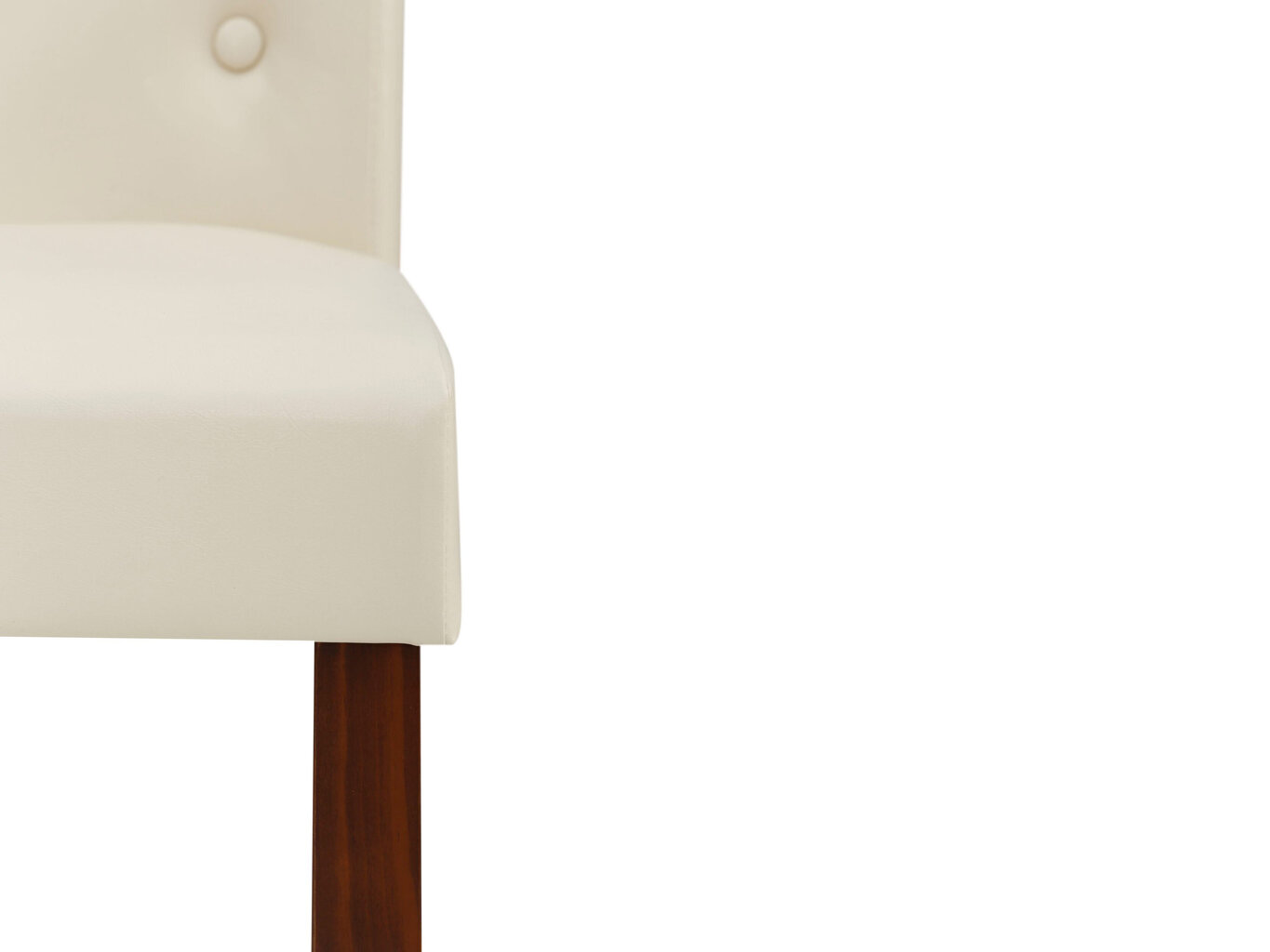 2-u krēslu komplekts Notio Living Billa, krēmkrāsas/brūns cena un informācija | Virtuves un ēdamistabas krēsli | 220.lv