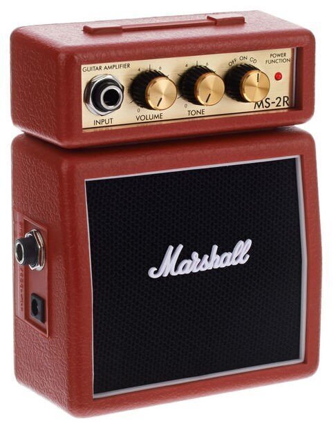 Mini pastiprinātājs elektriskai ģitārai Marshall MS-2R cena un informācija | Mūzikas instrumentu piederumi | 220.lv