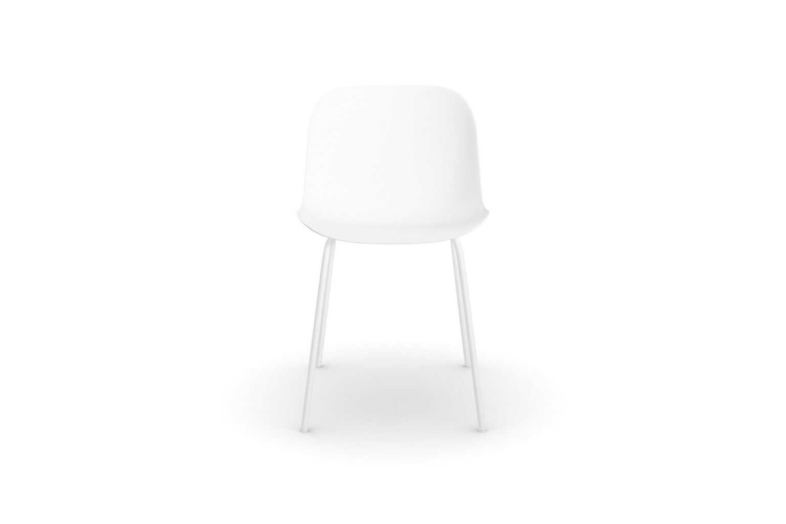 2-u krēslu komplekts Notio Living Orca, balts cena un informācija | Virtuves un ēdamistabas krēsli | 220.lv