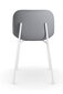 2-u krēslu komplekts Notio Living Orca, pelēks/balts cena un informācija | Virtuves un ēdamistabas krēsli | 220.lv