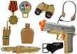 Kareivja komplekts ar pistoli un citiem piederumiem cena un informācija | Rotaļlietas zēniem | 220.lv