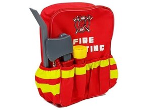 Комплект пожарного с рюкзаком и аксессуарами цена и информация | Конструктор автомобилей игрушки для мальчиков | 220.lv