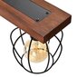 Eko-Light piekarināmā lampa Ozzy Black/Wood 4 cena un informācija | Piekaramās lampas | 220.lv