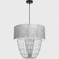 Milagro piekarināmā lampa Almeria Silver/Black cena un informācija | Piekaramās lampas | 220.lv