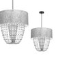 Milagro piekarināmā lampa Almeria Silver/Black cena un informācija | Piekaramās lampas | 220.lv