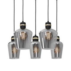 Eco-Light piekarināmā lampa Richmond Black/Gold 5 цена и информация | Люстры | 220.lv