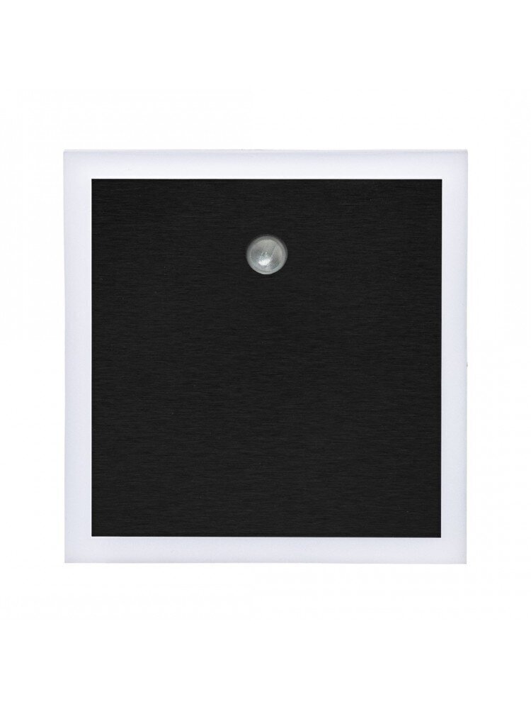 Milagro kāpņu gaismeklis ar kustības sensoru Evo Black цена и информация | Sienas lampas | 220.lv