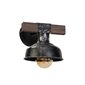 Milagro sienas lampa Faro Black/Wood цена и информация | Sienas lampas | 220.lv