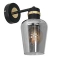 Milagro sienas lampa Richmond Black/Gold