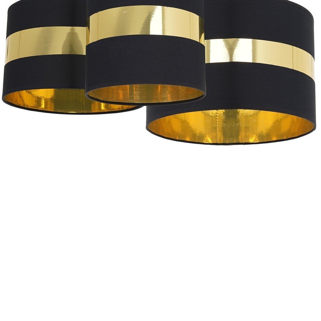 Milagro griestu lampa Palmira Black/Gold cena un informācija | Griestu lampas | 220.lv