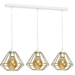 Milagro piekarināmā lampa Lupo White/Gold 3 cena un informācija | Lustras | 220.lv