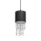 Milagro piekarināmā lampa Almeria Black/Silver cena un informācija | Piekaramās lampas | 220.lv