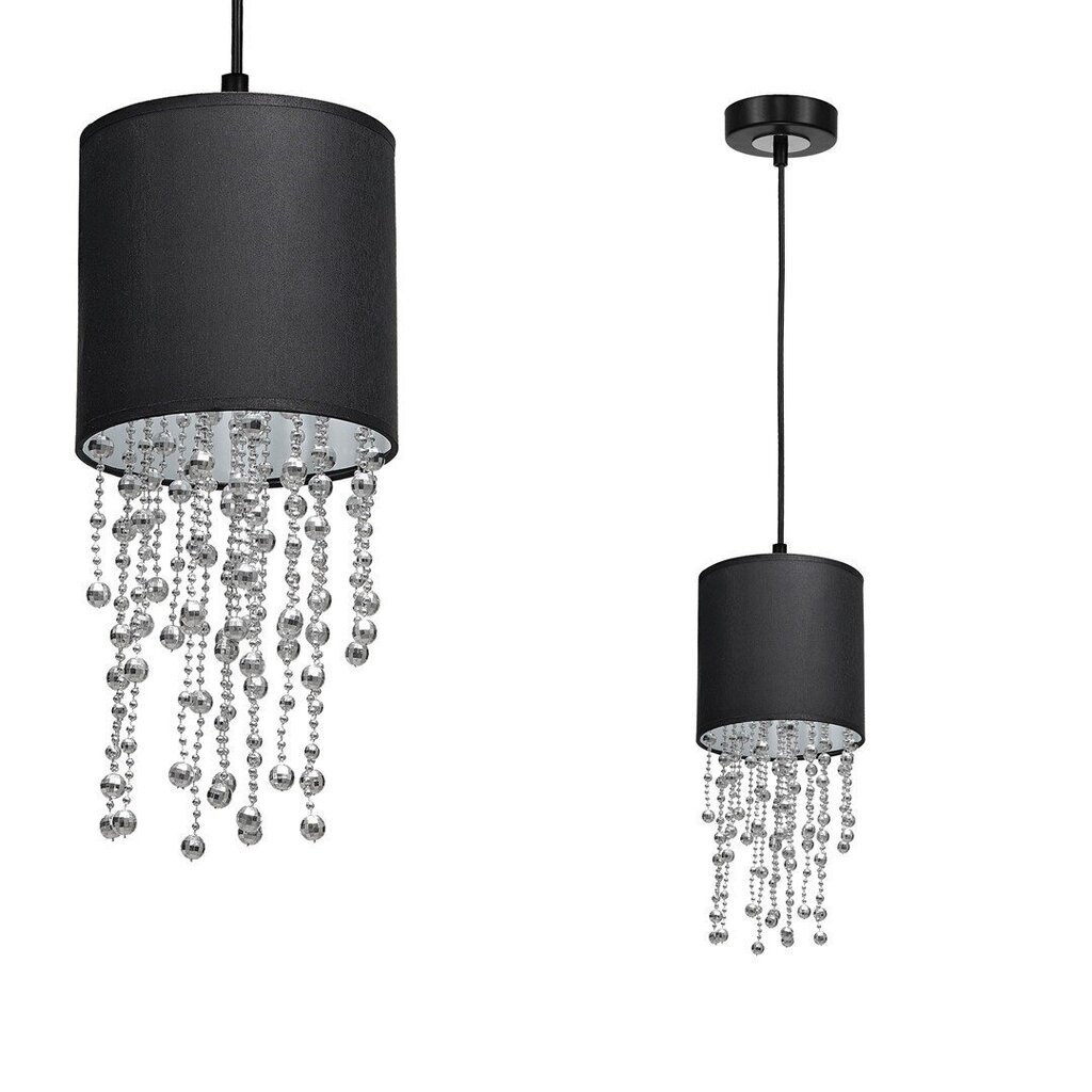 Milagro piekarināmā lampa Almeria Black/Silver цена и информация | Lustras | 220.lv